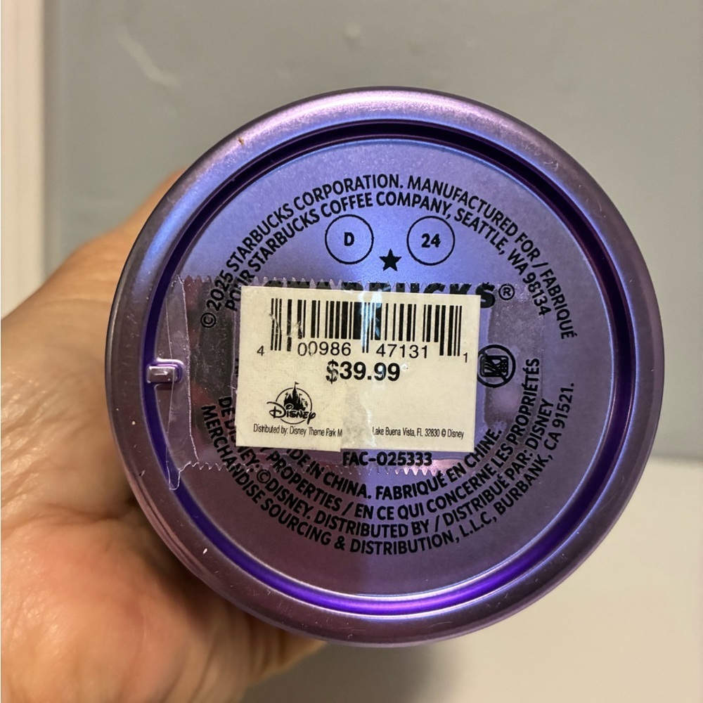 Disney Parks Starbucks Walt Disney World Ombré Purple Tumbler - Picture 8 of 10